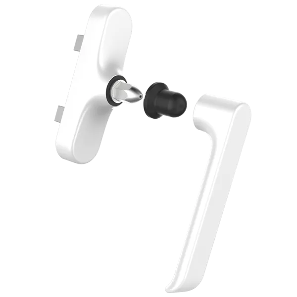 Pogonska ručica sa demontažnim rukohvatnim delom za okretno otvaranje